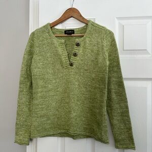 Eddie Bauer Light Green Knit Sweater